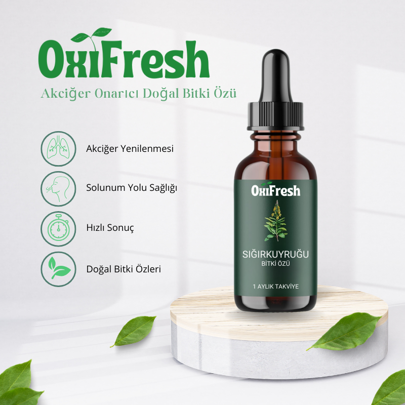 OxiFresh™ Akciğer Onarıcı Doğal Bitki Özü