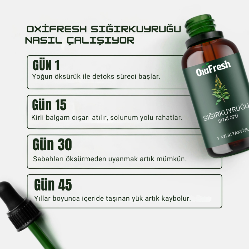 OxiFresh™ Sığırkuyruğu Özü