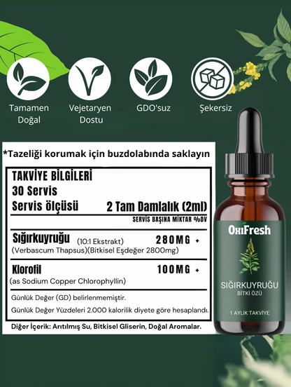 OxiFresh™ Sığırkuyruğu Özü